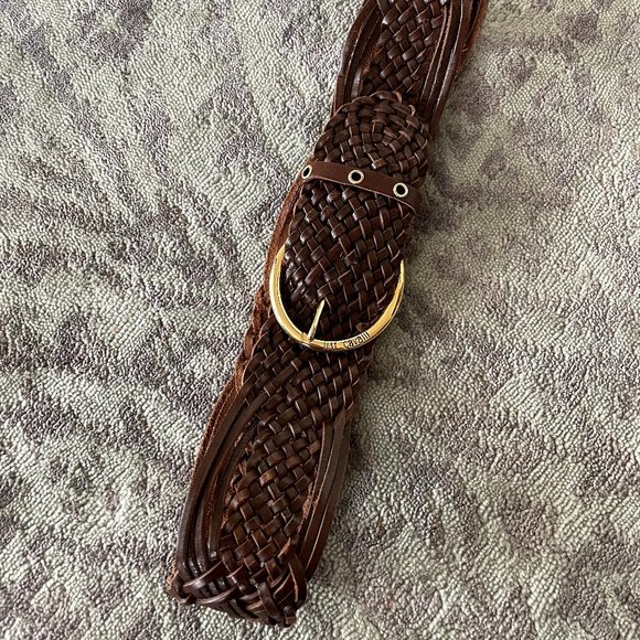 Just Cavalli Leather Braided Belt main image 8